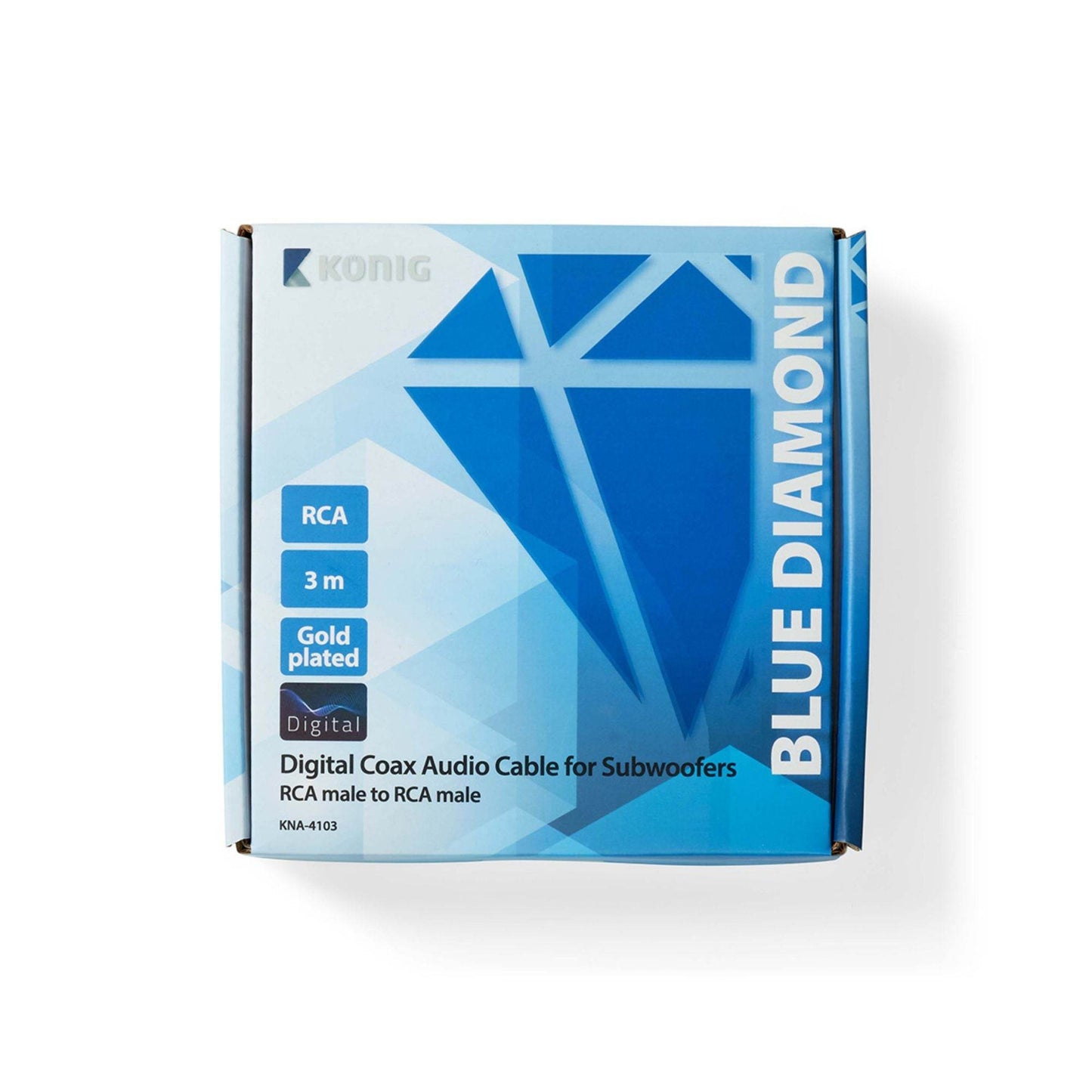 Konig KNA4103 - Subwoofer Cable - Vital Technologies LLC