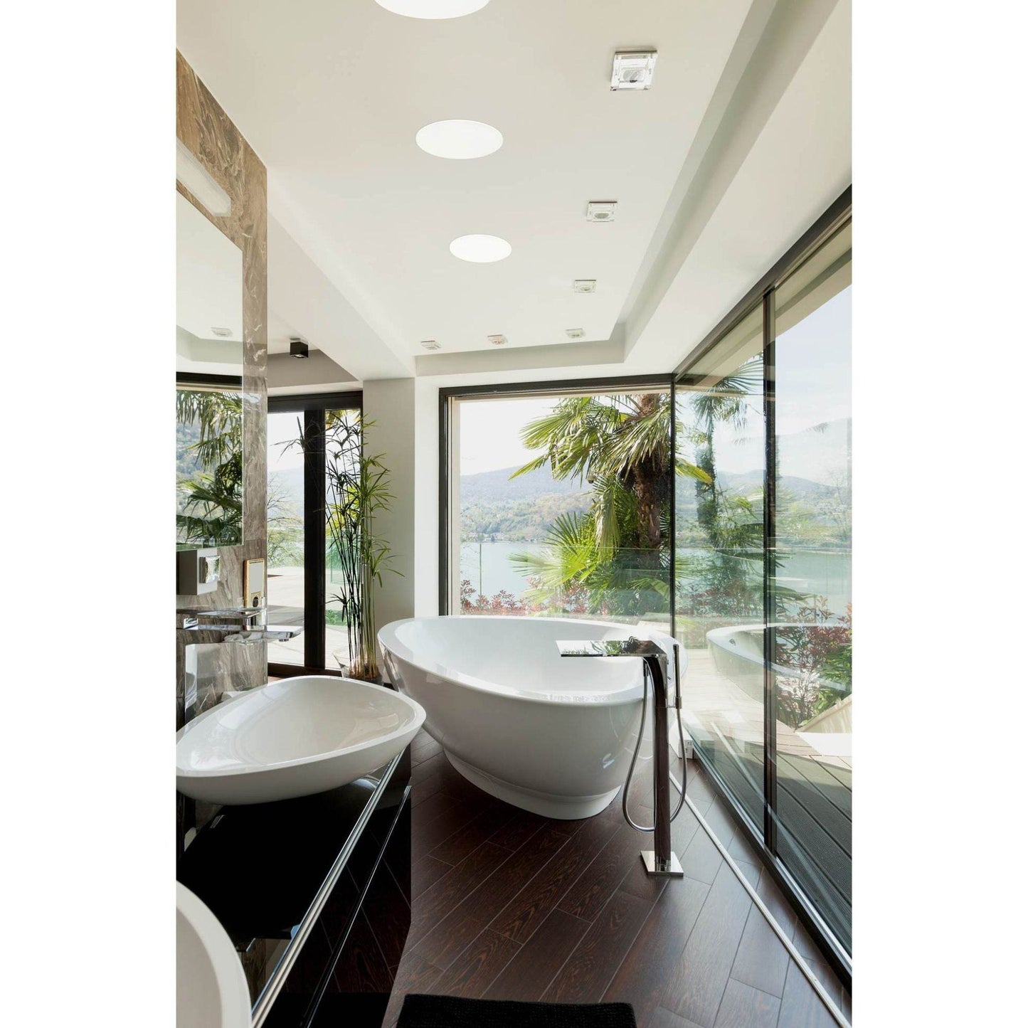 Monitor Audio AWC280-T2 - All-Weather Stereo-Input In-Ceiling Speaker - Piece - Vital Technologies LLC