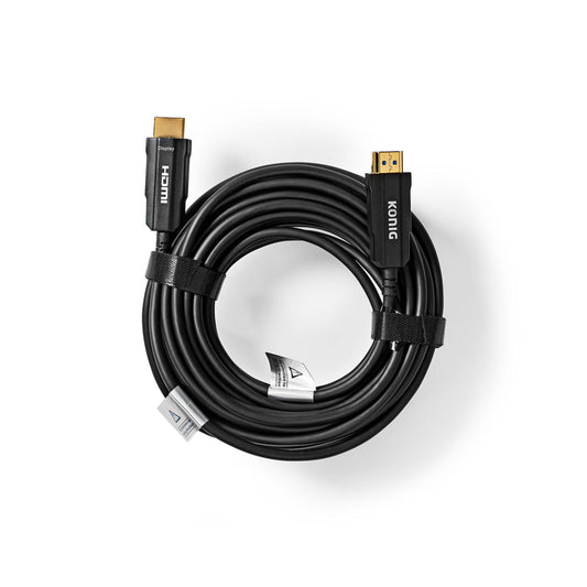 Konig KN35000BK100 - 8K HDMI 2.1 AOC Cable