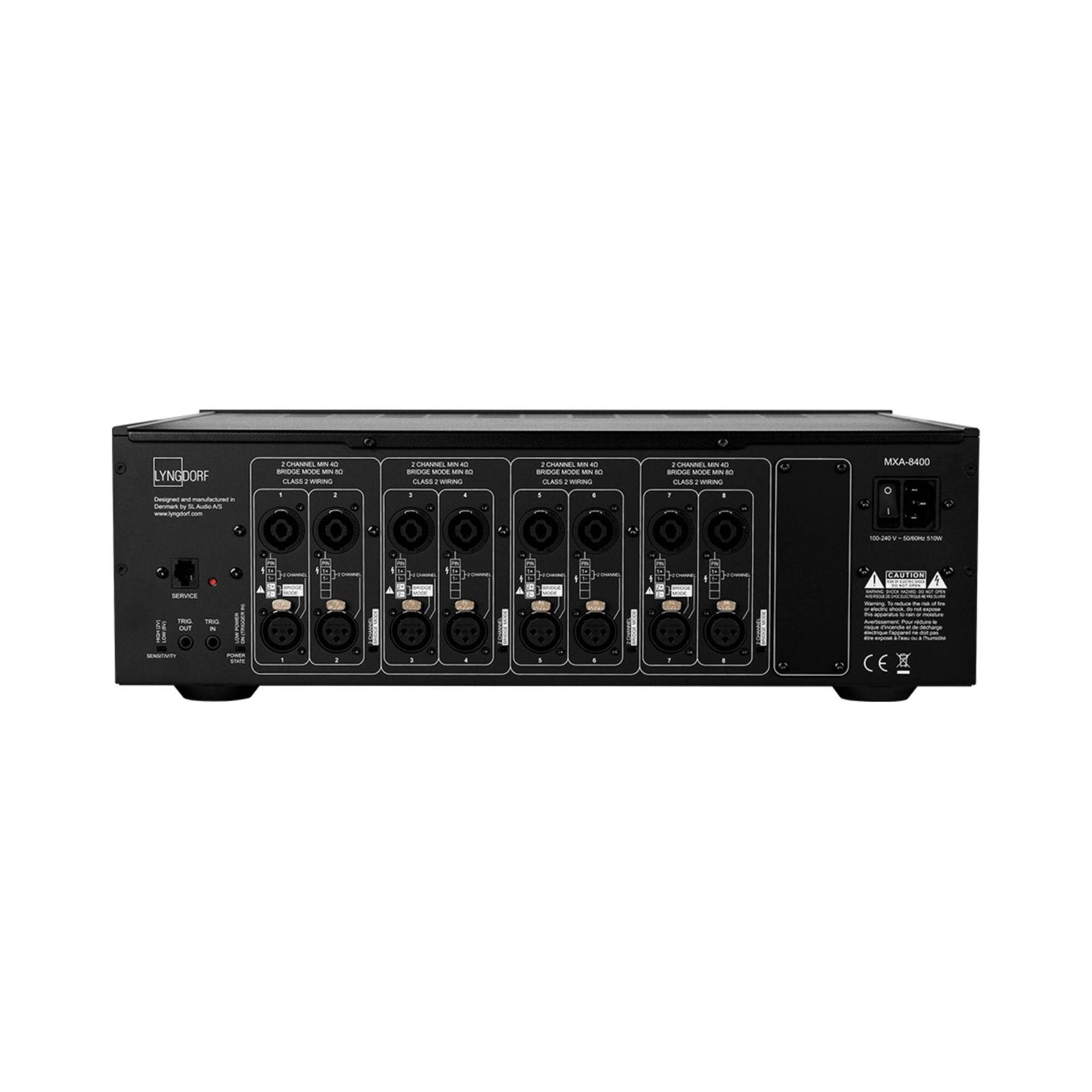 Lyngdorf Audio MXA-8400 - 8-Channel Power Amplifier - Vital Technologies LLC