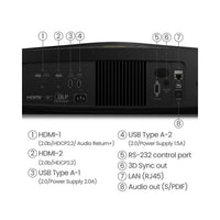BenQ W5800 - 4K 2600lm Home Cinema Projector - Vital Technologies LLC