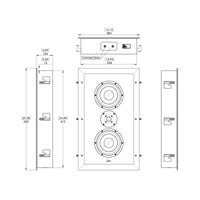 Lyngdorf Audio D-60 - In-Wall Speaker - Piece