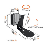 Bowers & Wilkins Formation Flex Wall Bracket - Pair - Vital Technologies LLC