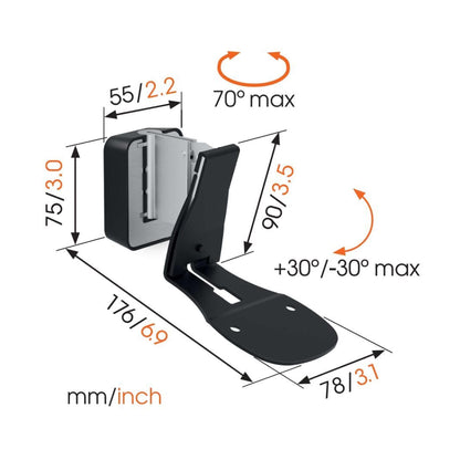 Bowers & Wilkins Formation Flex Wall Bracket - Pair - AVStore