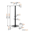 Bowers & Wilkins Formation Flex Floor Stand by Vogel's - Vital Technologies LLC