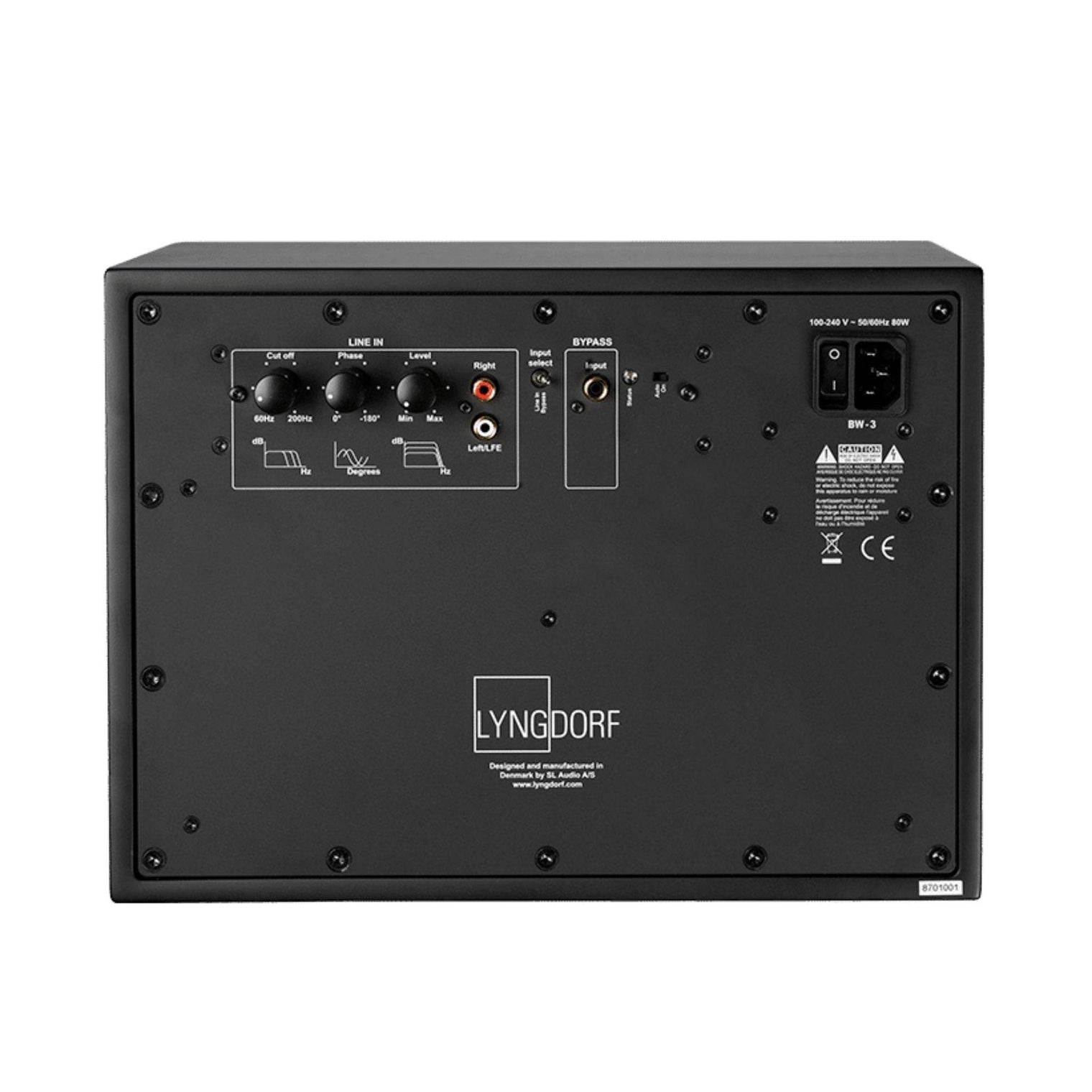 Lyngdorf Audio BW-3 - Active High Bandwidth Subwoofer - Vital Technologies LLC